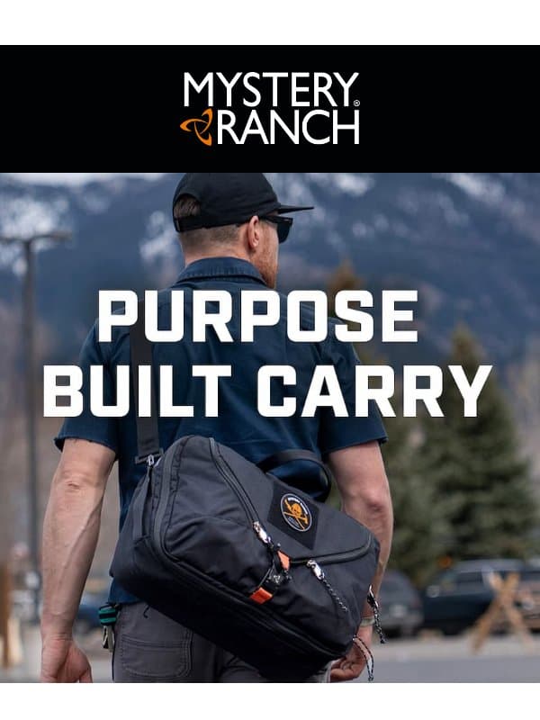 Gear Up. It’s Back to the Mission email from Mystery Ranch