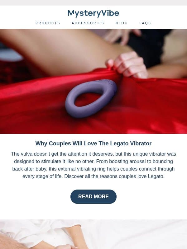 Why Couples Will Love The Legato Vibr@tor email from MysteryVibe