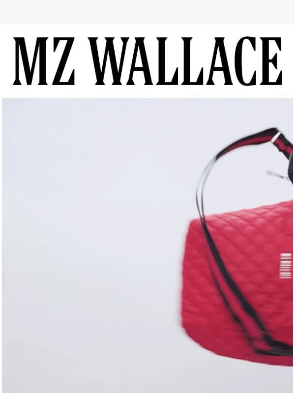 FINALLY — a new way to customize your bag email from MZ Wallace