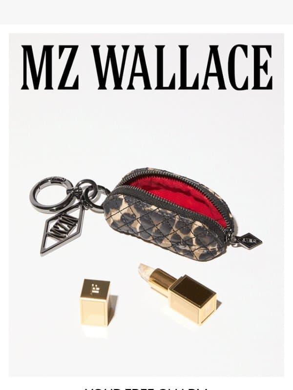 Claim your FREE charm email from MZ Wallace
