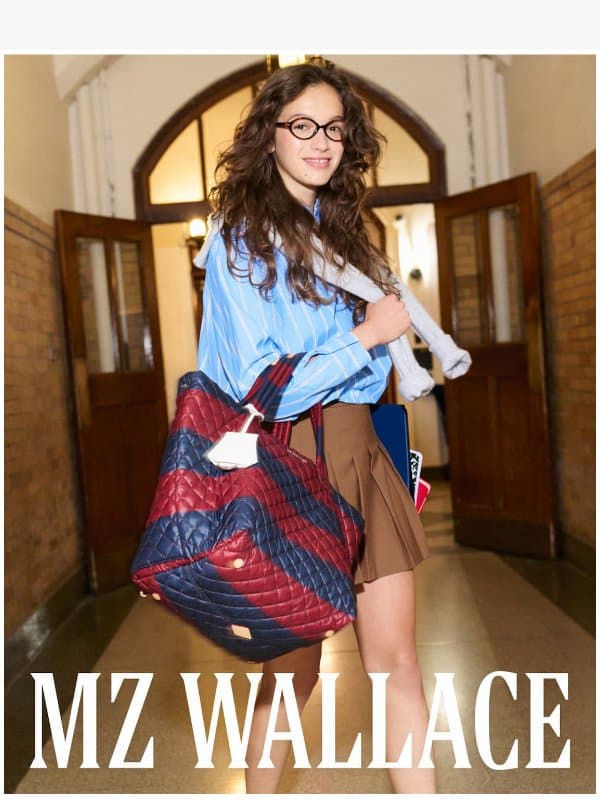 A NEW collection for the season email from MZ Wallace