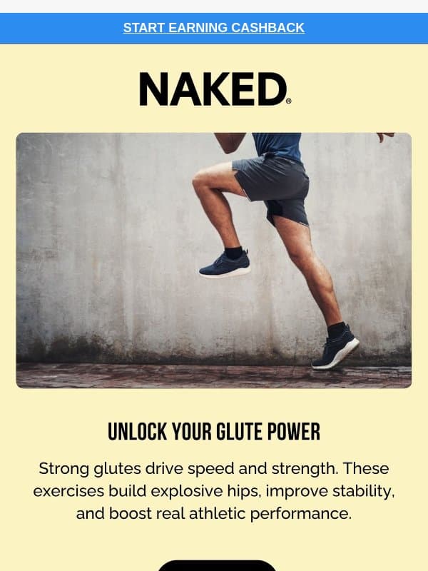 🔥 Glute Exercises That Build Power 🍑 email from Naked Nutrition