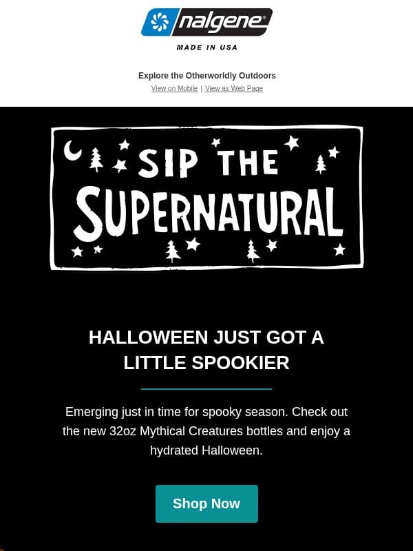 Something Legendary This Way Comes email from Nalgene