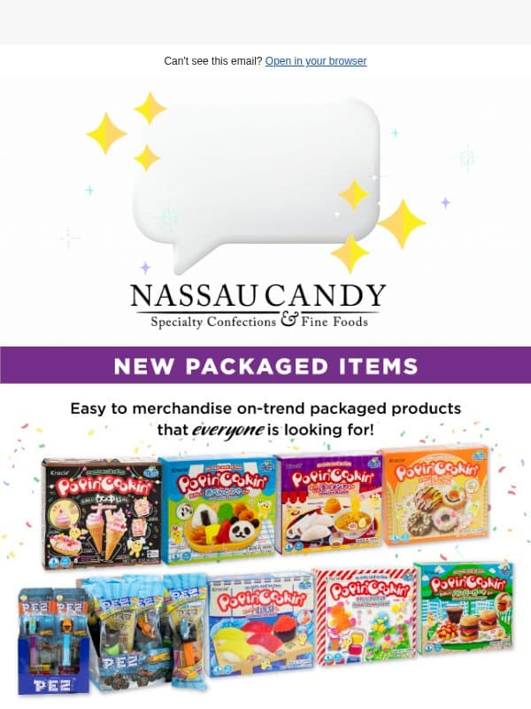 New Arrivals: Monster Trucks & DIY Candy email from NassauCandy