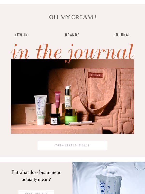 Hot off the beauty press email from Naturisimo