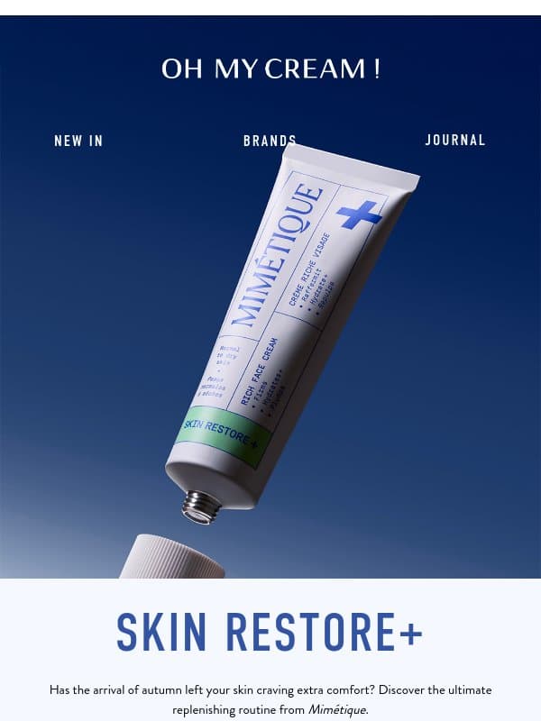Autumn rituals for thirsty skin email from Naturisimo