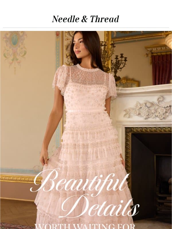 The Romance Edit email from Needle & Thread