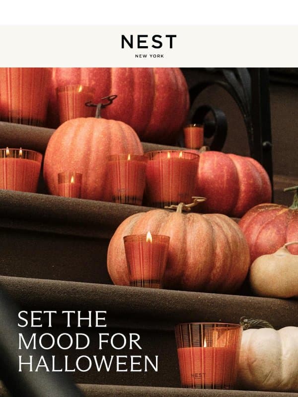 Set the mood for Halloween email from NEST New York