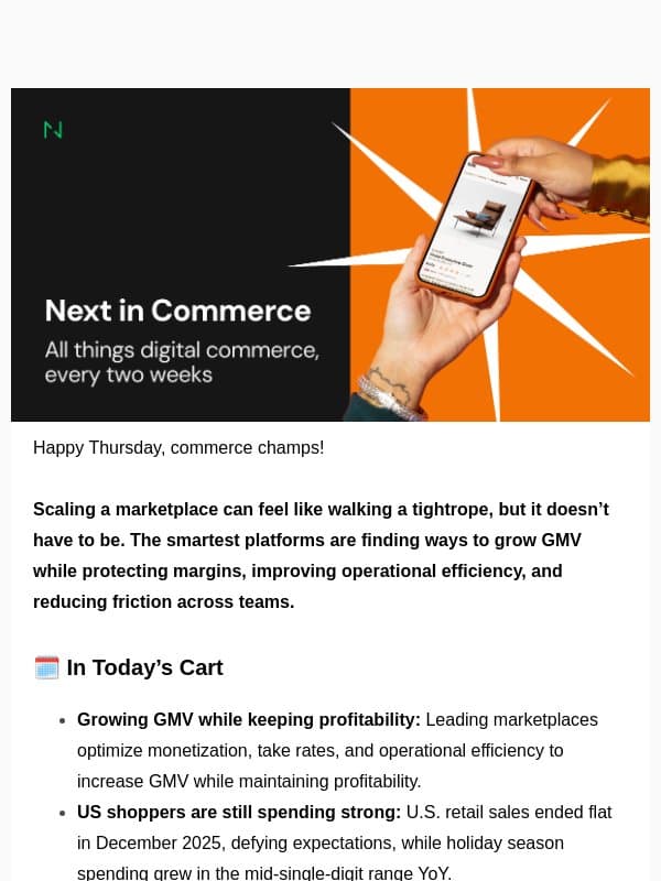 Next in Commerce | Protecting Margins While Increasing GMV email from Netguru