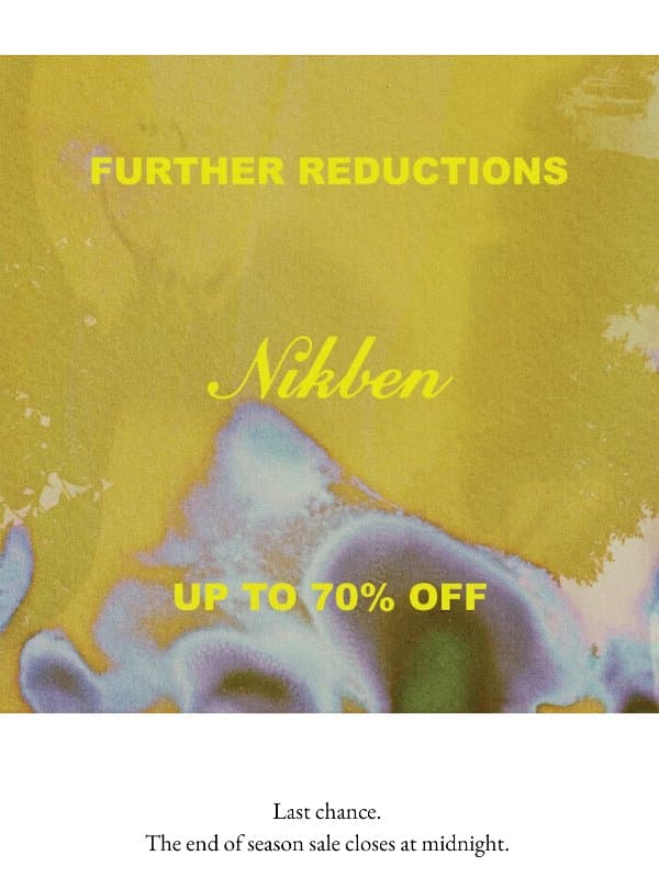 The sale closes tonight. email from Nikben