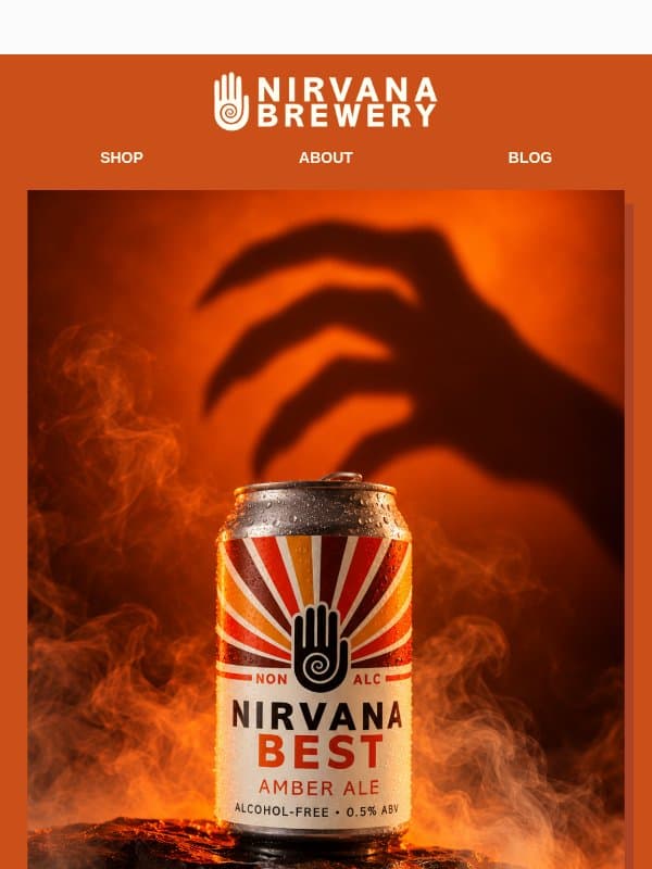 Trick or treat? We've got something for you 🎃 email from Nirvana Brewery