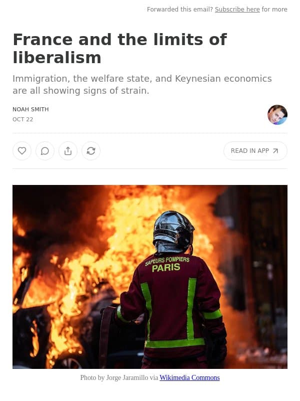 France and the limits of liberalism email from Noahpinion