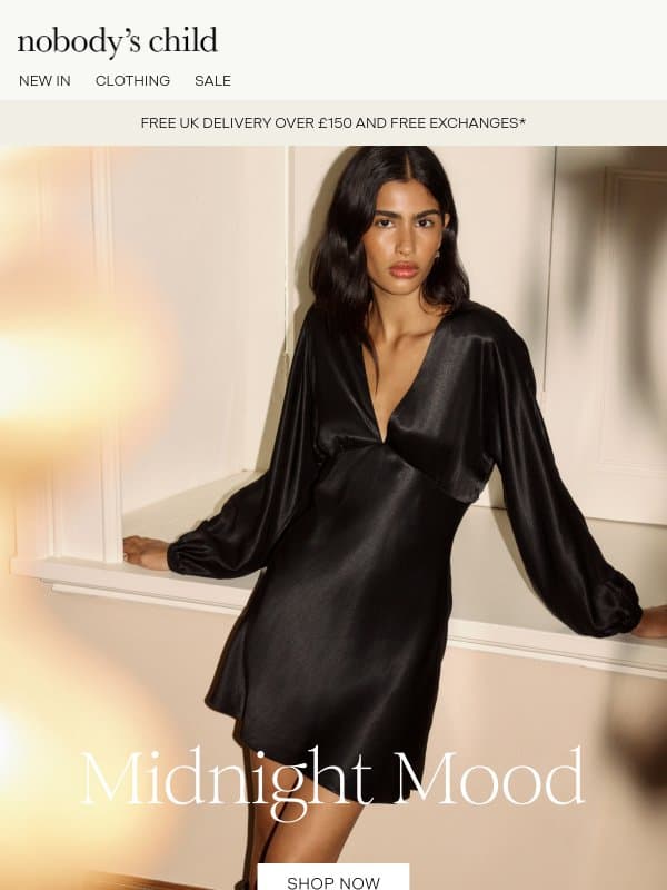 Your next party outfit email from Nobody’s Child