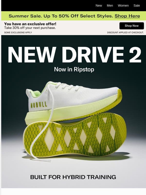 New in Drive 2 email from NOBULL