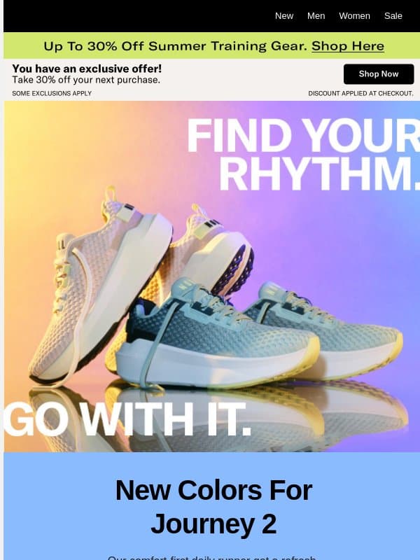 🌊 New Colors for Journey 2 email from NOBULL