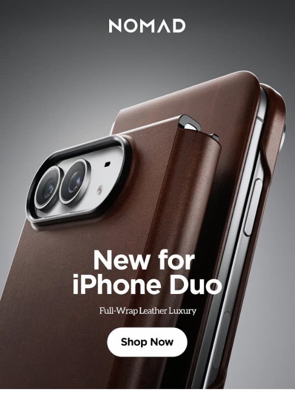 Is this the ultimate iPhone Duo case? email from Nomad Goods