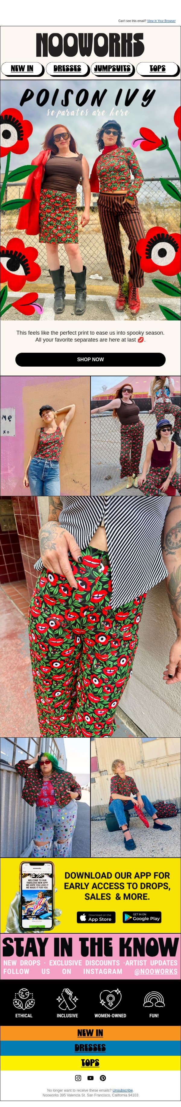 🥀🥀🥀 Poison Ivy Separates email from Nooworks screenshot