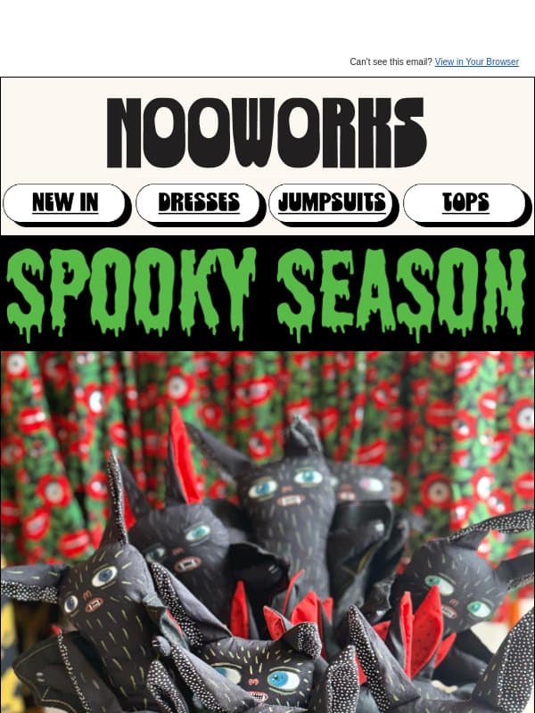 It's SPOOKTOBER 🦇🎃👻 email from Nooworks