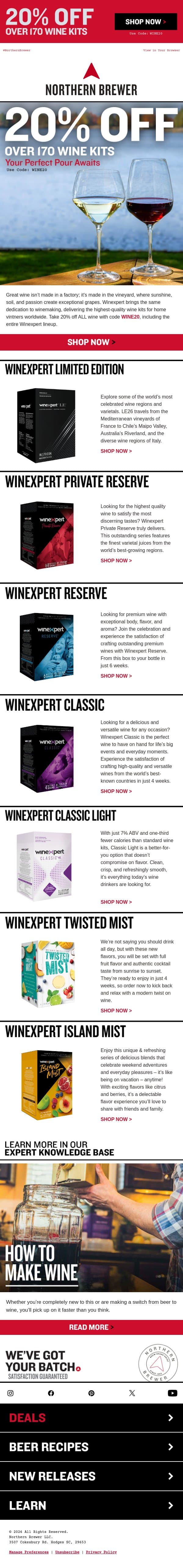 Immerse Yourself in Velvety Elegance 🍷 email from Northern Brewer screenshot