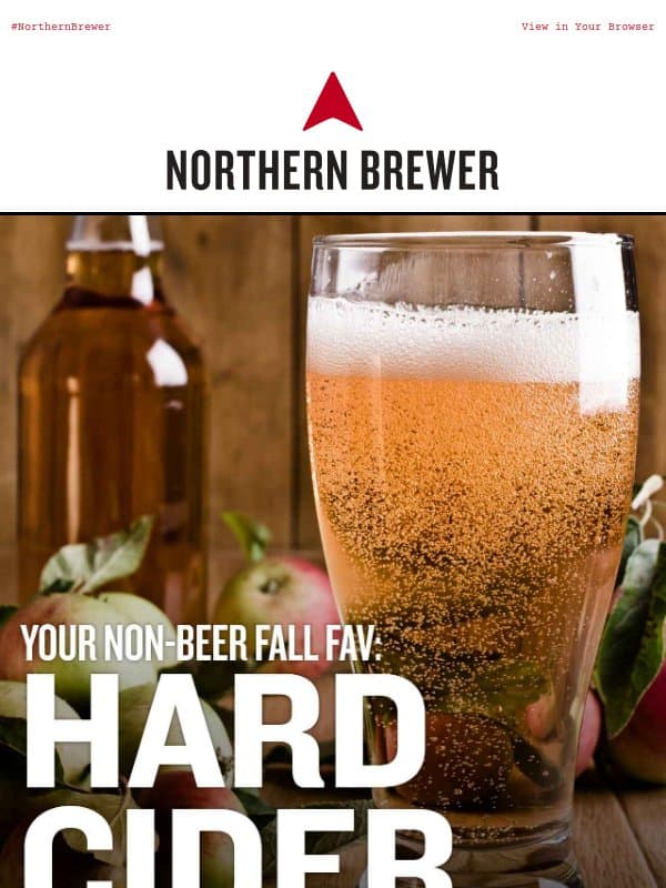 The Fizzy Fall Favorite: Homemade Hard Cider email from Northern Brewer