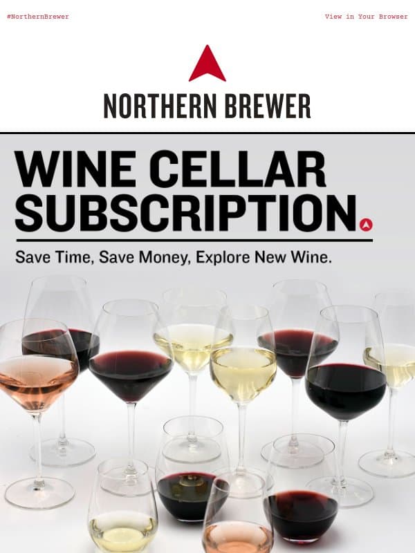 Your Next Favorite Wine is Waiting! email from Northern Brewer