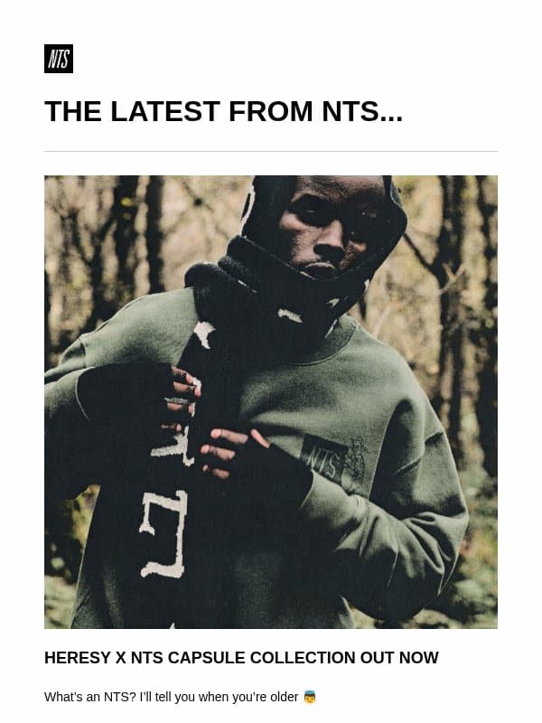 Heresy x NTS: OUT NOW email from NTS Radio