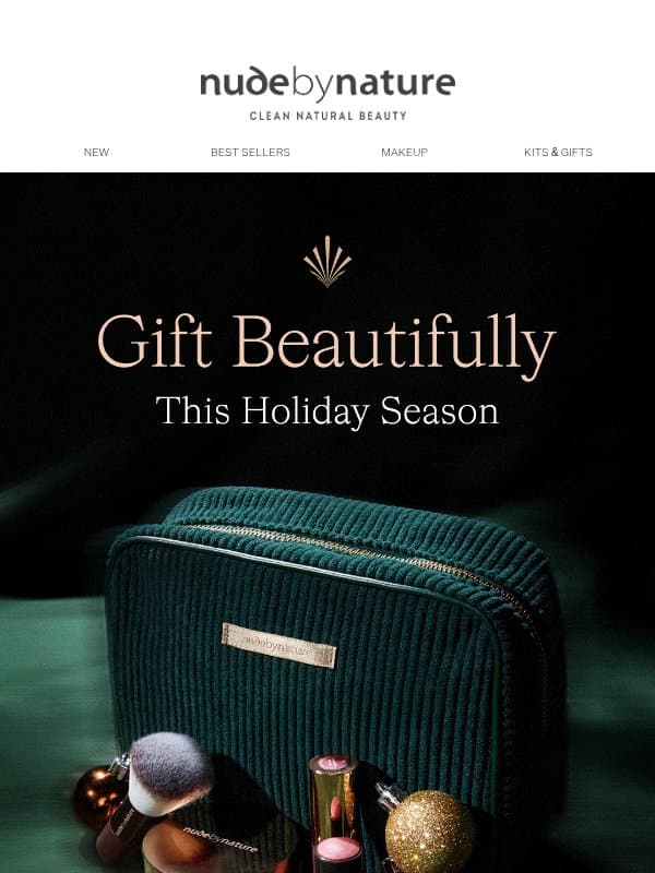 Give Beautifully This Holiday Season ✨ email from Nude by Nature