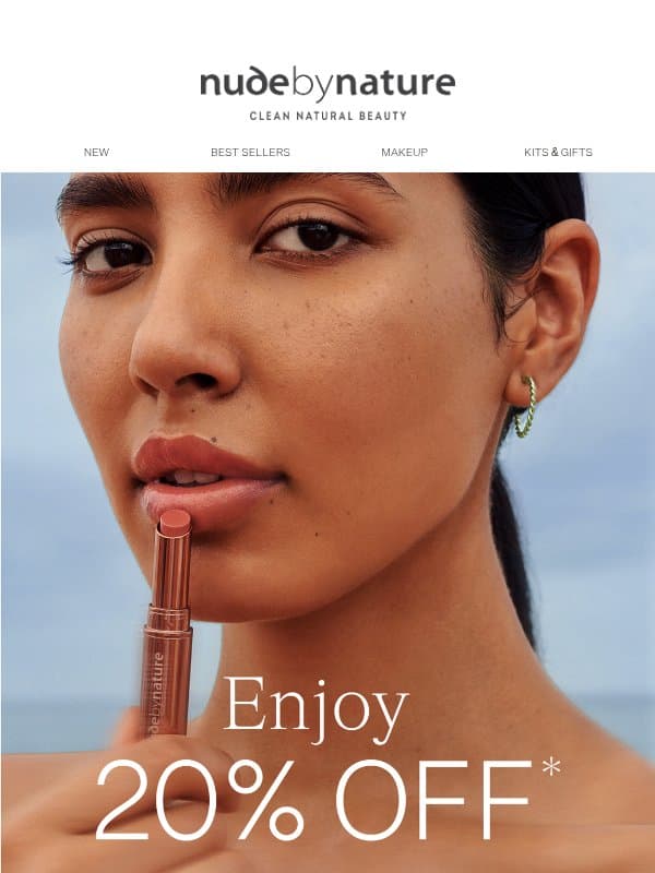 Last Chance! 20% Off Expires Today email from Nude by Nature