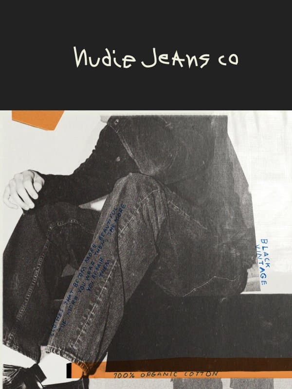 A good day for black jeans. email from Nudie Jeans