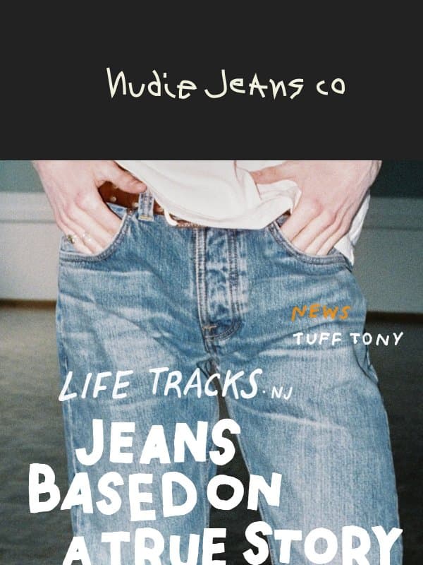 New Silver Tracks. Real wear, recreated on a new pair. email from Nudie Jeans