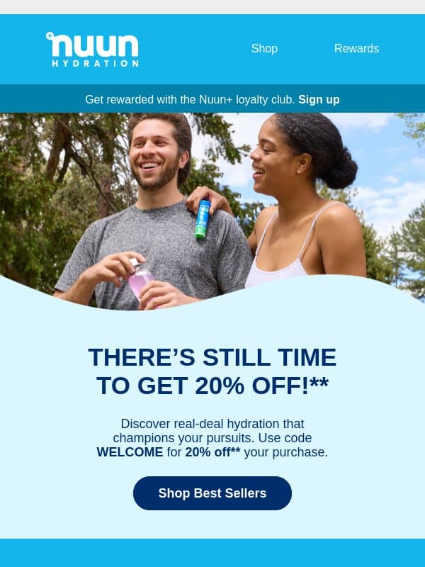 Hey, we have something for you email from Nuun