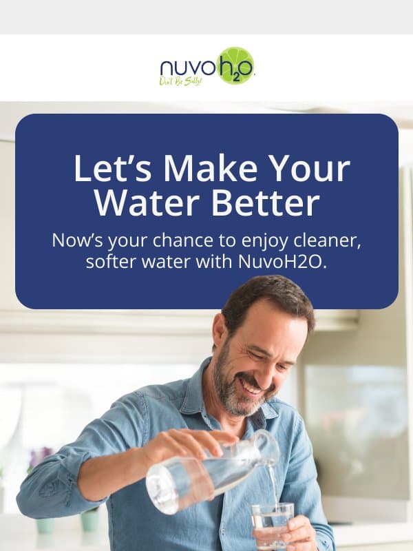 Is Hard Water Taking a Toll on Your Home? email from NuvoH2O