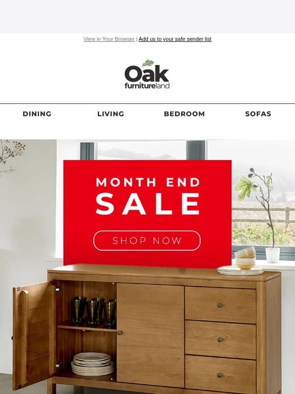 Stylish furniture, irresistible prices ✨ email from Oak Furniture Land