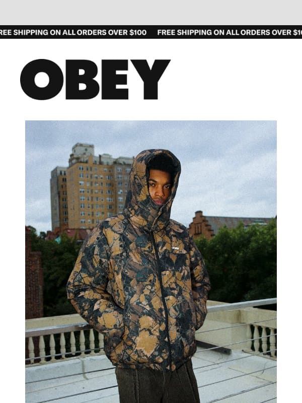 ❄️ Stay Warm with Cold Weather Essentials! email from OBEY Clothing
