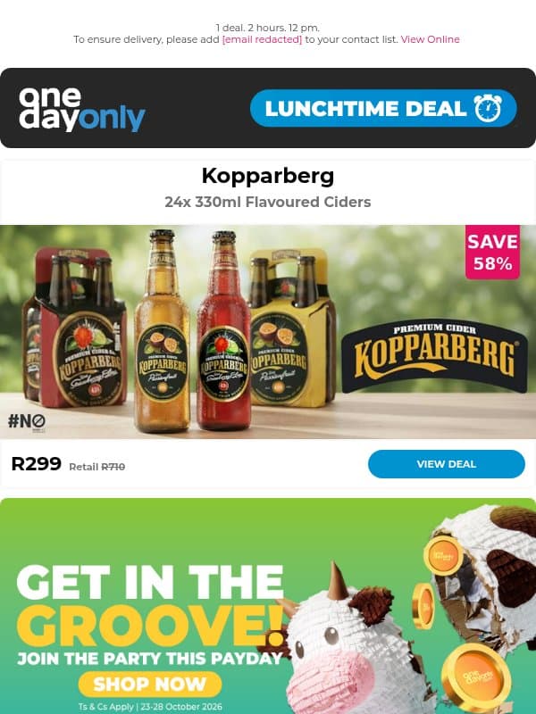 58% OFF for 24? That’s a strong case 😉 email from Odo