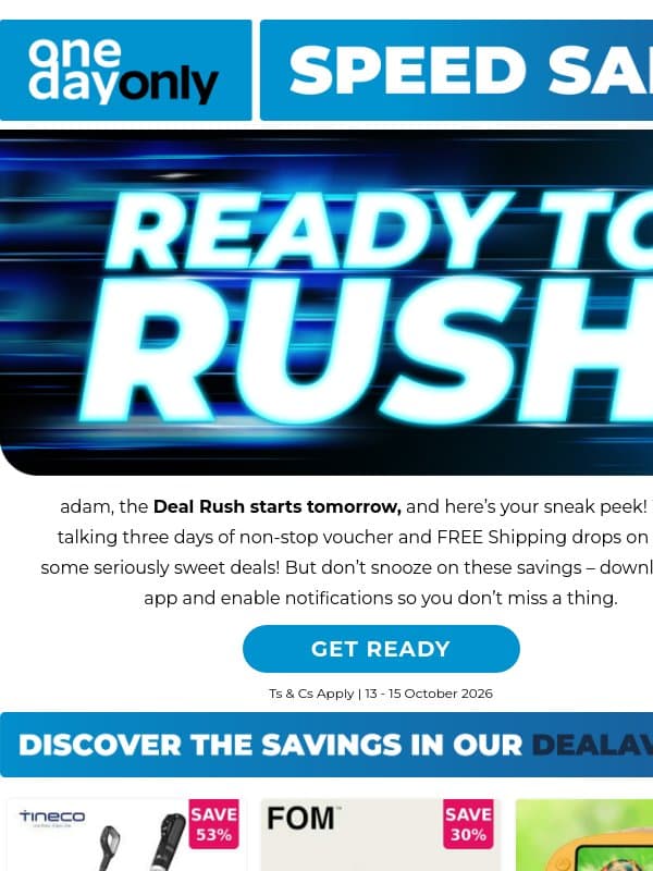 Sneak a peek at these savings 👀 email from Odo