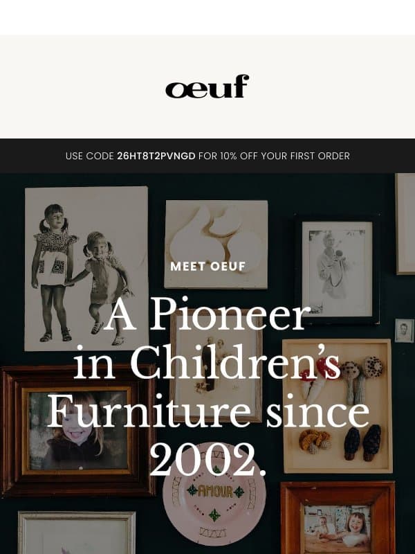 Meet Oeuf email from Oeuf