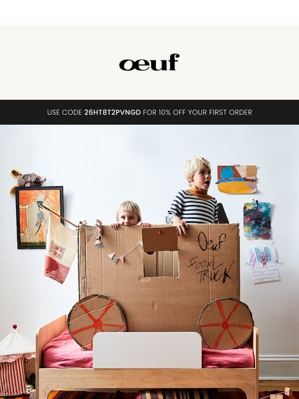 The Reviews Are In email from Oeuf