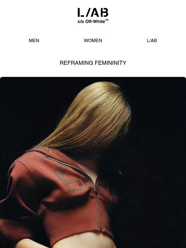 The L/AB c/o Off-White™ Women's collection. email from Off-White