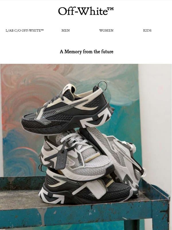 Meet the new Space Memo. email from Off-White