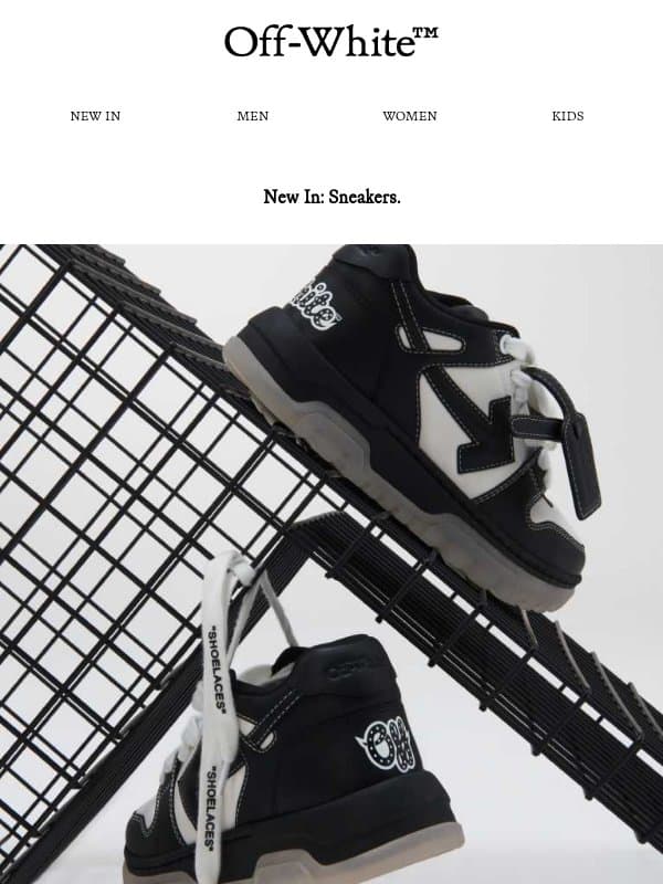 A New Sneaker Rotation. email from Off-White