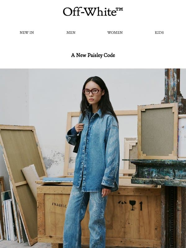 Discover the new FW26 Paisley story. email from Off-White
