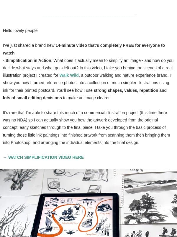 A free art video for you + what's coming next email from Ohn Mar Win