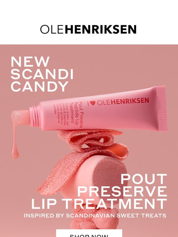 8 hours of plush wear in a pink-gummy tint 🍬 email from Ole Henriksen