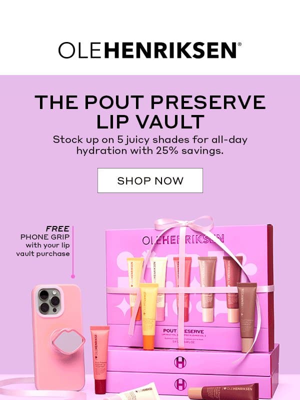 An exclusive lip gift just for you. 🎁 email from Ole Henriksen