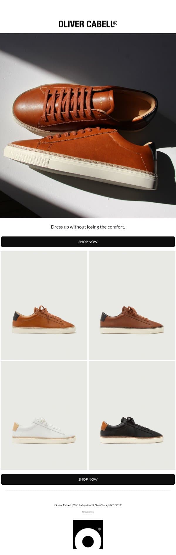 Formal, Reimagined. email from Oliver Cabell screenshot