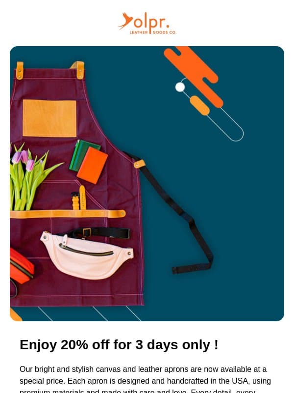 ♨️ Don't Miss 20% OFF - Code USAPRON20 email from OLPR