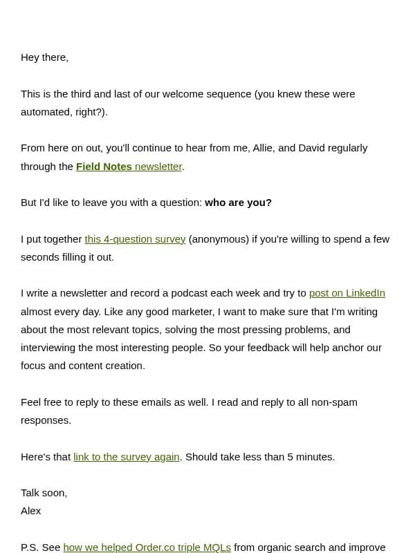 who are you? email from Omniscient Digital