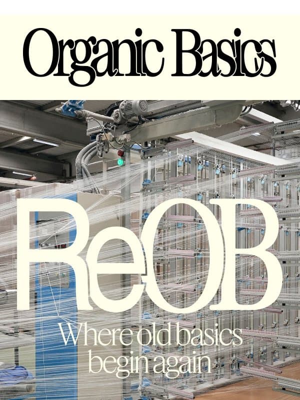 Where old basics begin again email from Organic Basics
