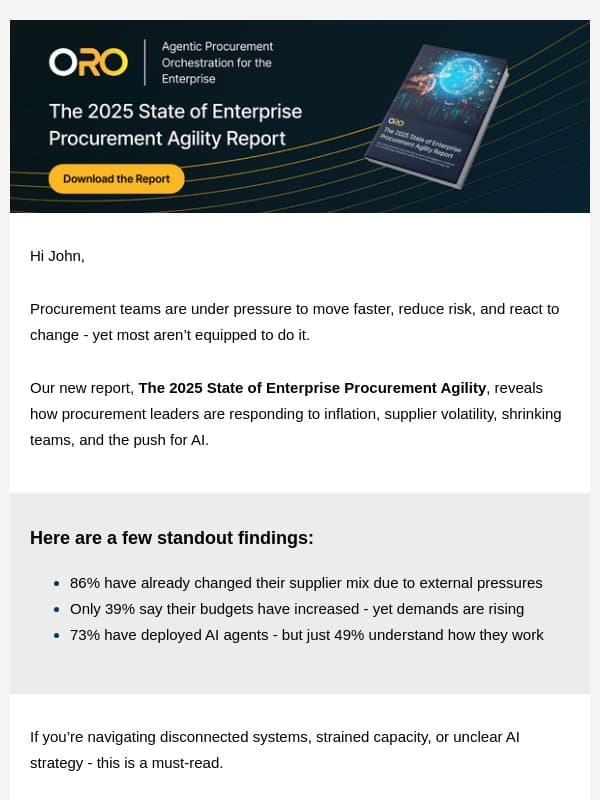 73% Have Deployed AI - But Only 49% Understand It email from ORO Labs